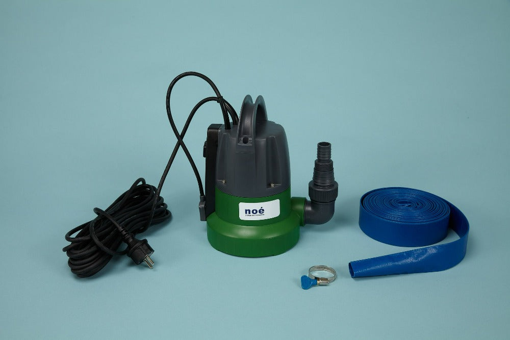 Pompe d'évacuation - tuyau de 10 mètres - collier de serrage