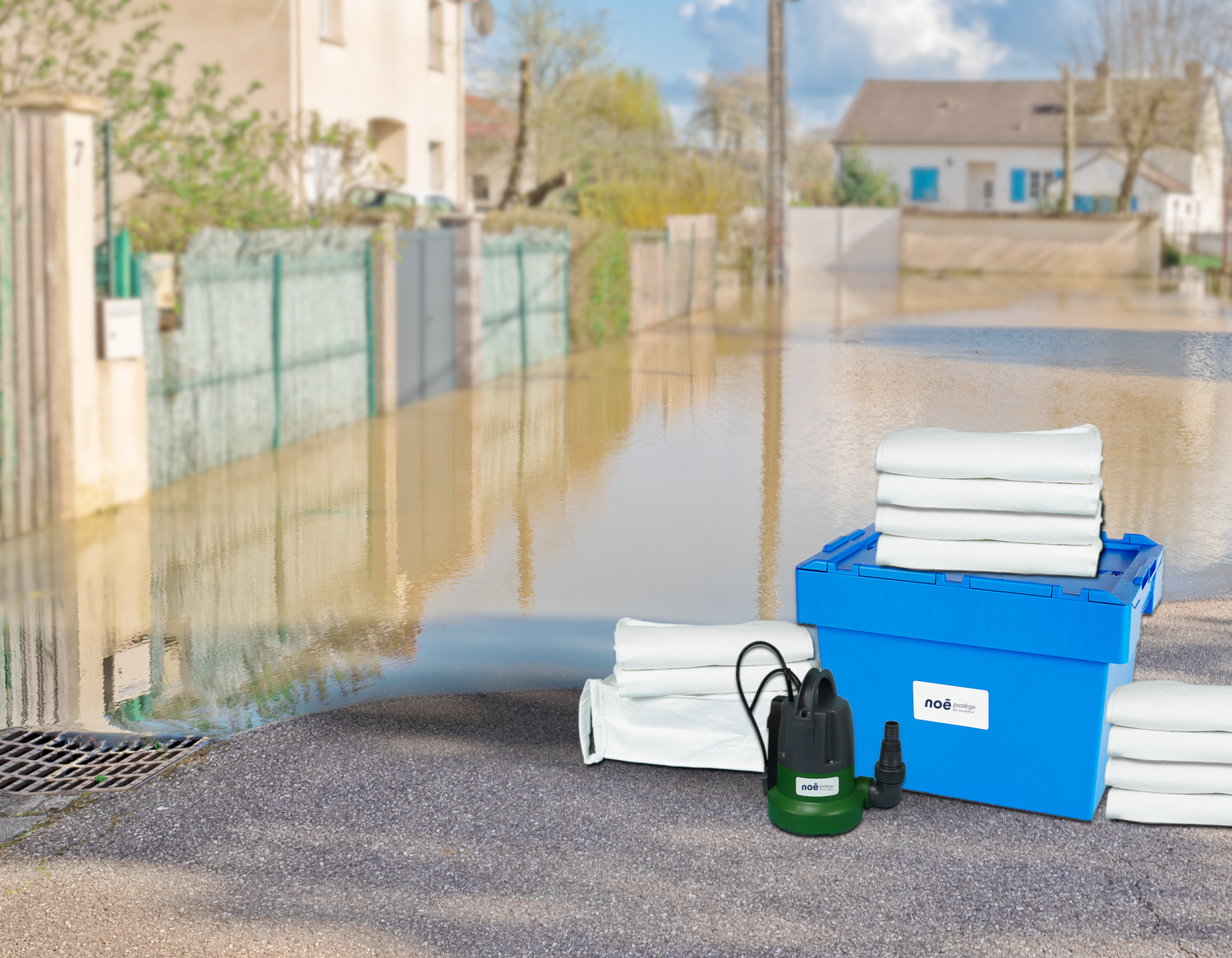 Pompe vide-cave automatique - Protège des inondations – Noé protège des  inondations